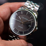 Calvin Klein Infinity Black Dial Silver Steel Strap Watch for Men - K5S34141 Authentic Buy Shop Now