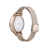 Hugo Boss Symphony Grey Dial Gold Mesh Bracelet Watch for Women - 1502424 Authentic Buy Shop Now