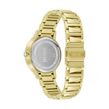 Hugo Boss Signature Gold Dial Gold Steel Strap Watch for Women - 1502541 Authentic Buy Shop Now
