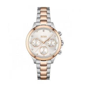 Hugo Boss Hera White Dial Two Tone Steel Strap Watch for Women - 1502564 Authentic Buy Shop Now
