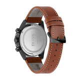 Hugo Boss Pilot Black Dial Brown Leather Strap Watch for Men - 1513851 Authentic Buy Shop Now