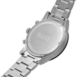 Hugo Boss Allure Chronograph Black Dial Silver Steel Strap Watch for Men - 1513922 Authentic Buy Shop Now