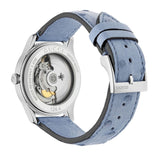 Gucci G Timeless Automatic Mother of Pearl Dial Blue Leather Strap Watch For Women - YA1264113 Authentic Buy Shop Now