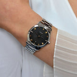 Gucci G Timeless Black Dial Silver Steel Strap Watch For Women - YA1264029 Authentic Buy Shop Now