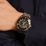 Gucci Dive Quartz Black Dial Silver Steel Strap Watch For Men - YA136301A Authentic Buy Shop Now