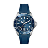 Tag Heuer Aquaracer Professional 300 GMT Automatic Blue Dial Blue Rubber Strap Watch for Men - WBP2010.FT6198 Authentic Buy Shop Now