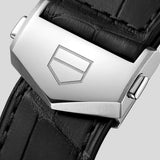 Tag Heuer Carrera Day Date Black Dial Black Leather Strap Watch for Men - WBN2013.FC6503 Authentic Buy Shop Now