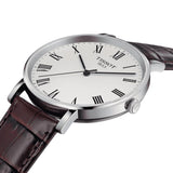 Tissot T Classic Everytime White Dial Brown Leather Strap Watch For Men - T109.410.16.033.00 Authentic Buy Shop Now