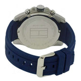 Tommy Hilfiger Decker Quartz Blue Dial Blue Rubber Strap Watch for Men - 1791350 Authentic Buy Shop Now