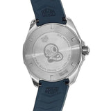 Tag Heuer Aquaracer Quartz Blue Dial Blue Rubber Strap Watch for Men - WAY101C.FT6153 Authentic Buy Shop Now