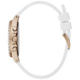 Guess Moonlight Diamonds White Dial White Rubber Strap Watch for Women - GW0257L2 Authentic Buy Shop Now