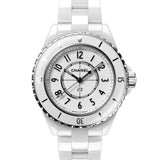 Chanel J12 Quartz White Dial White Steel Strap Watch for Women - J12 H5698 Authentic Buy Shop Now