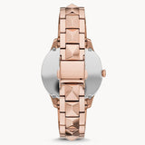 Michael Kors Runway Mercer Mother of Pearl White Dial Two Tone Steel Strap Watch For Women - MK6674 Authentic Buy Shop Now