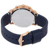 Fossil The Commuter Blue Dial Blue Leather Strap Watch for Men - FS5404 Authentic Buy Shop Now
