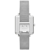 Armani Exchange Lola Quartz Silver Dial Silver Mesh Strap Watch For Women - AX5800 Authentic Buy Shop Now