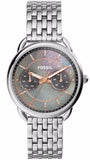 Fossil Tailor Mother of Pearl Black Dial Silver Steel Strap Watch for Women - ES3911 Authentic Buy Shop Now