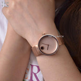 Movado Edge Rose Gold Dial Rose Gold Steel Strap Watch for Women - 3680013 Authentic Buy Shop Now