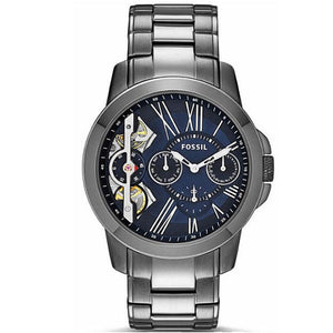 Fossil Grant Twist Multifunction Blue Dial Grey Steel Strap Watch for Men - ME1146 Authentic Buy Shop Now