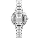 Emporio Armani Gianni T-Bar Automatic Silver Dial Silver Steel Strap Watch For Women - AR60022 Authentic Buy Shop Now