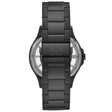 Armani Exchange Hampton Chronograph Black Dial Black Steel Strap Watch For Men - AX2192 Authentic Buy Shop Now