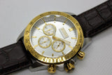 Hugo Boss Ikon White Dial Brown Leather Strap Watch for Men - 1513174 Authentic Buy Shop Now
