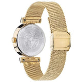 Versace Meander Black Dial Gold Mesh Bracelet Watch for Women - VELW00720 Authentic Buy Shop Now