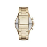 Fossil Townsman Chronograph White Dial Gold Steel Strap Watch for Men - FS5348 Authentic Buy Shop Now