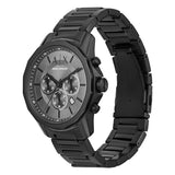 Armani Exchange Chronograph Black Dial Black Steel Strap Watch For Men - AX7140 Authentic Buy Shop Now