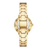 Michael Kors Quartz Mother of Pearl White Dial Gold Steel Strap Watch For Women - MK1065 Authentic Buy Shop Now