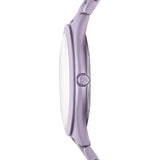 Michael Kors Slim Runway Quartz Purple Dial Purple Steel Strap Watch For Women - MK4540 Authentic Buy Shop Now
