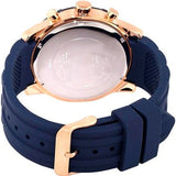 Guess Caliber Chronograph White Dial Blue Silicone Strap Watch for Men - W0864G5 Authentic Buy Shop Now