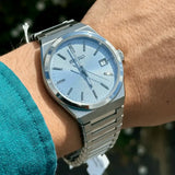 Seiko Conceptual Blue Dial Silver Steel Strap Watch for Men - SUR599P1 Authentic Buy Shop Now