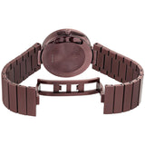 Gucci Interlocking G Quartz Brown Dial Brown Steel Strap Watch for Women - YA133317 Authentic Buy Shop Now