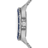Michael Kors Everest Quartz Blue Dial Silver Mesh Bracelet Watch For Men - MK9082 Authentic Buy Shop Now