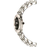 Versace V-Flare Quartz Black Dial Silver Steel Strap Watch for Women - VEBN00618 Authentic Buy Shop Now