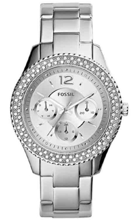 Fossil Stella Silver Dial Silver Steel Strap Watch for Women - ES3588 Authentic Buy Shop Now