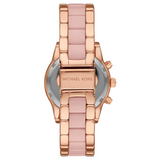 Michael Kors Ritz Chronograph Mother of Pearl White Dial Two Tone Steel Strap Watch For Women - MK6769 Authentic Buy Shop Now