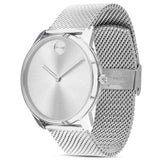 Movado Bold Silver Dial Silver Mesh Bracelet Watch For Men - 3600260 Authentic Buy Shop Now