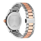 Gucci G Timeless Silver Dial Two Tone Steel Strap Watch For Women - YA126564 Authentic Buy Shop Now