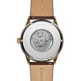 Fossil Flynn Twist Mechanical White Dial Brown Leather Strap Watch for Men - BQ2218 Authentic Buy Shop Now