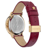 Versace Virtus White Dial Red Leather Strap Watch for Women - VEHC00219 Authentic Buy Shop Now