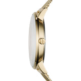 Armani Exchange Lola Analog Gold Dial Gold Mesh Strap Watch For Women - AX5536 Authentic Buy Shop Now