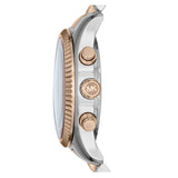 Michael Kors Lexington Chronograph Silver Dial Two Tone Steel Strap Watch for Women - MK5735 Authentic Buy Shop Now