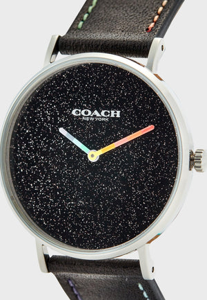 Coach Perry Black Dial Black Leather Strap Watch for Women - 14503033 Authentic Buy Shop Now