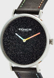 Coach Perry Black Dial Black Leather Strap Watch for Women - 14503033 Authentic Buy Shop Now