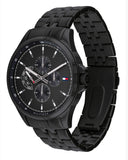 Tommy Hilfiger Shawn Quartz Black Dial Black Steel Strap Watch for Men - 1791611 Authentic Buy Shop Now