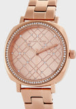 Michael Kors Nia Quartz Rose Gold Dial Rose Gold Steel Strap Watch For Women - MK3990 Authentic Buy Shop Now