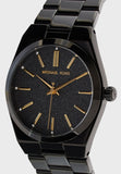 Michael Kors Channing Quartz Black Dial Black Steel Strap Watch For Women - MK6625 Authentic Buy Shop Now