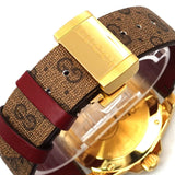 Gucci Dive Doraemon Quartz Brown Dial Brown Leather Strap Watch For Men - YA136335 Authentic Buy Shop Now