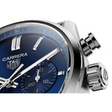 Tag Heuer Carrera Chronograph Blue Dial Silver Steel Strap Watch for Men - CBN2011.BA0642 Authentic Buy Shop Now